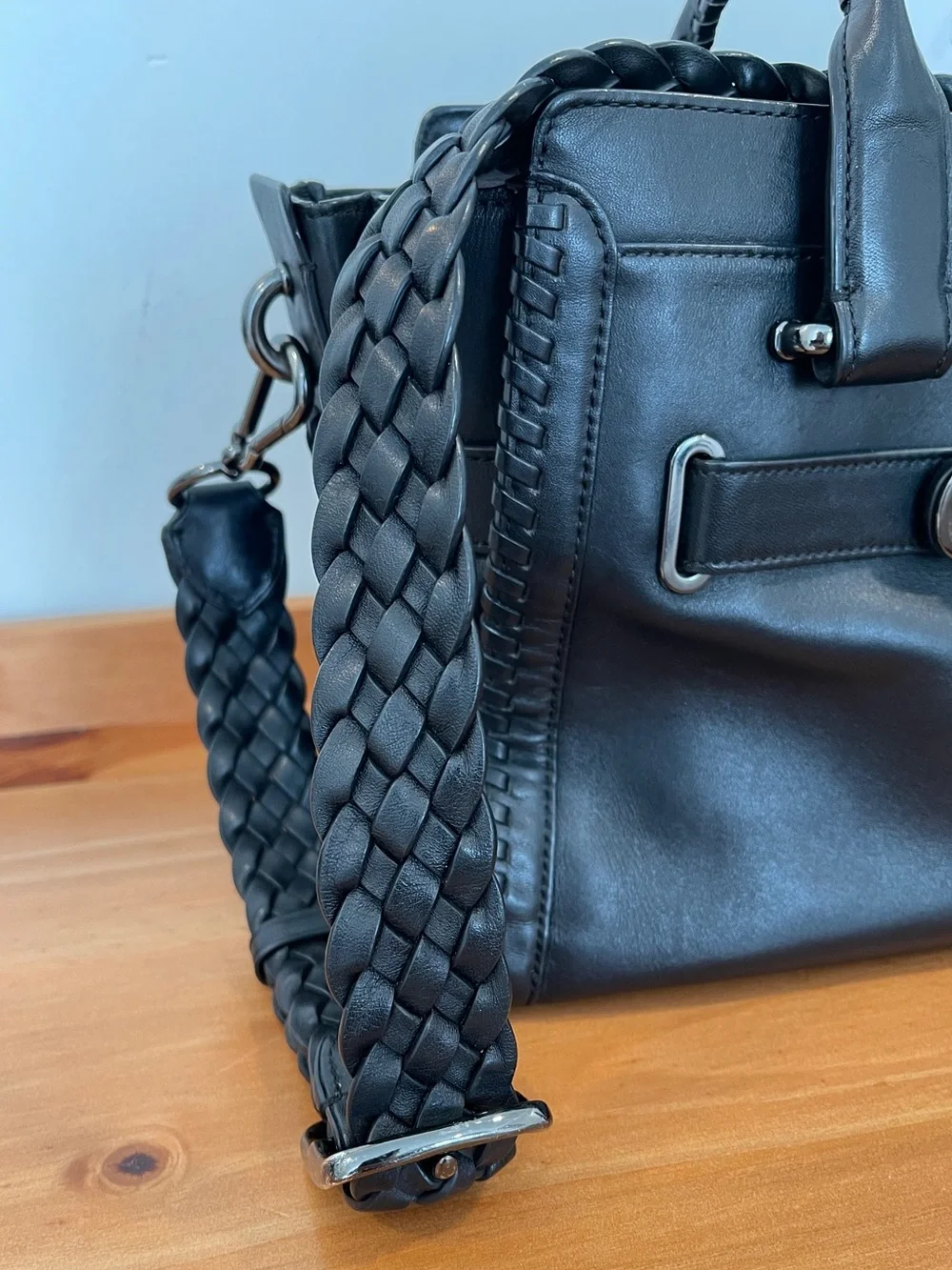 Coach Whipstitch Swagger 33 Leather Satchel - Limited Edition - Picture 6 of 9